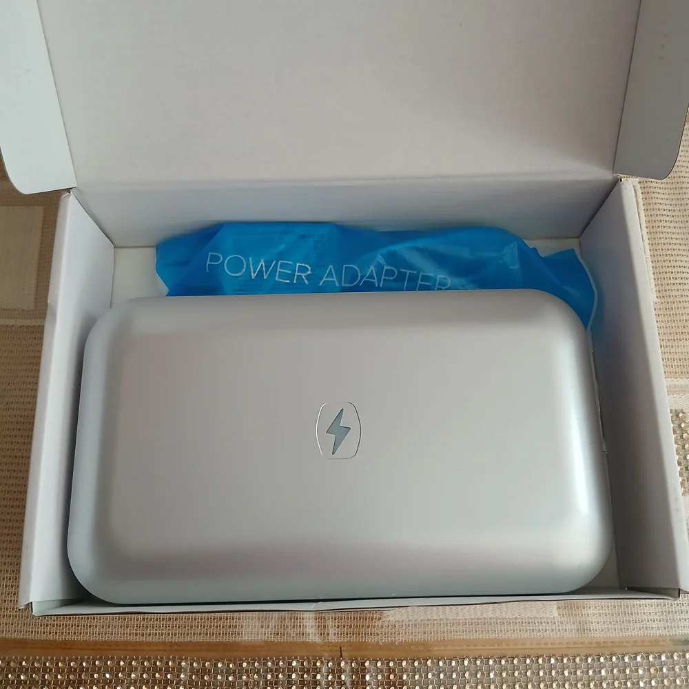 PhoneSoap 3 Cell Phone Sanitizer & Dual Universal Cell Phone Charger Box